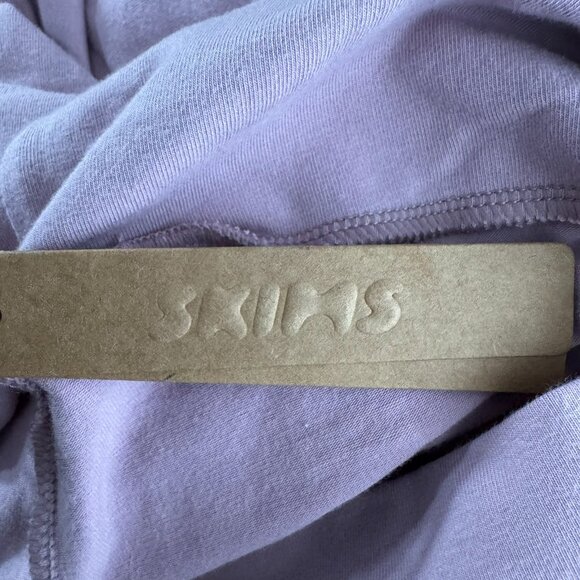 Skims Cotton Blend Jersey Foldover Pants‎ 3X Dusk Stretch Casual NWT PT-2544 - Picture 7 of 11